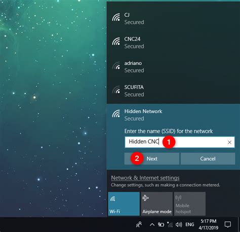 code ssid-077|How to Connect to Hidden Wireless Networks in .